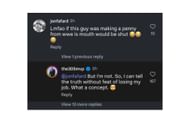 MVP replied to a fan on Instagram after exposing the Stamford-based promotion
